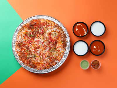Shrimp Biryani Plate For 4 People